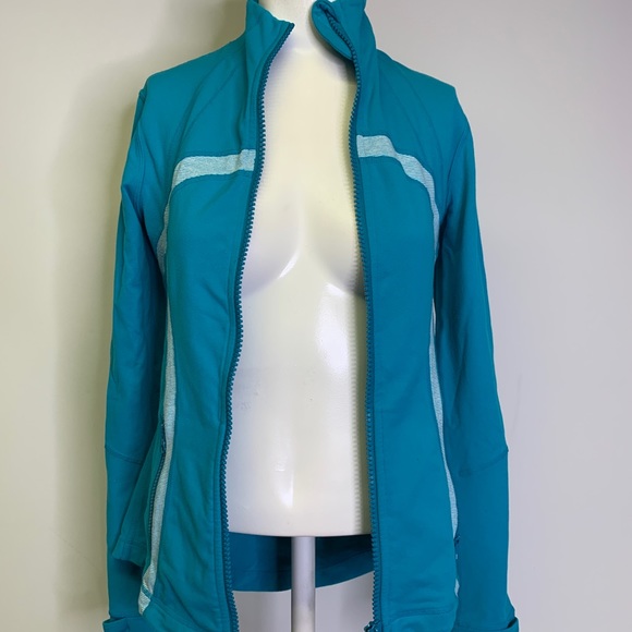 Lululemon Define Jacket Blue Surge Wee Striped 4 - Picture 2 of 9